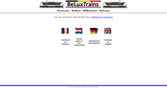 Desktop Screenshot of beluxtrains.net